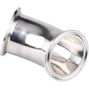 3"(76mm) OD91mm, 45 degree Pipe Bend, Tri-clamp Connection Elbow Pipe Fitting,SS304 in Kuwait