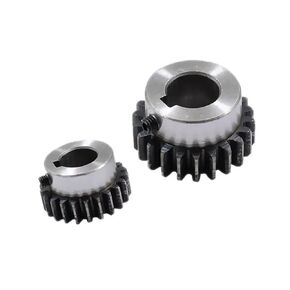 1.5m Modle 16 Tooth Boss Spur Gear + Step Shoulder Rack and Pinion 1/2/3-6Pcs(10mm,4PCS 1.5M16T) in Kuwait