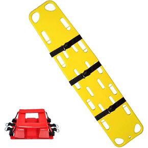 72 in Aquatic Spine Board Water Spine Stretcher, Floating Board Stretcher for Water Rescue, Emergency Life Preserving Saving Rescue Equipment (Yellow) in Kuwait