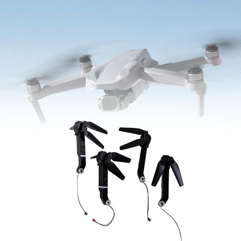 B Baosity RC Drone Motor Arm Set Repair Parts Professional Accessories Lightweight with Propellers Axis Arms for E88 E99 Drone Replaces, 82.5mm, Black in Kuwait