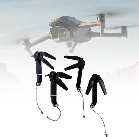 B Baosity RC Drone Motor Arm Set Repair Parts Professional Accessories Lightweight with Propellers Axis Arms for E88 E99 Drone Replaces, 82.5mm, Black in Kuwait