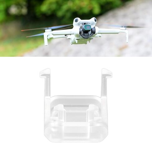 غطاء إضاءة LED بذراع خلفي للطائرة بدون طيار قطعتين من ECSiNG شفاف متوافق مع طراز DJI Mini 4 Pro in Kuwait