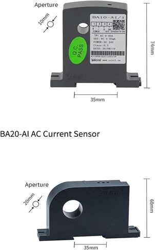BA20-AI/V التيار المتناوب الاستشعار الحالي إخراج نقل معزول DC0-5V محول تيار الأتمتة الصناعية in Kuwait