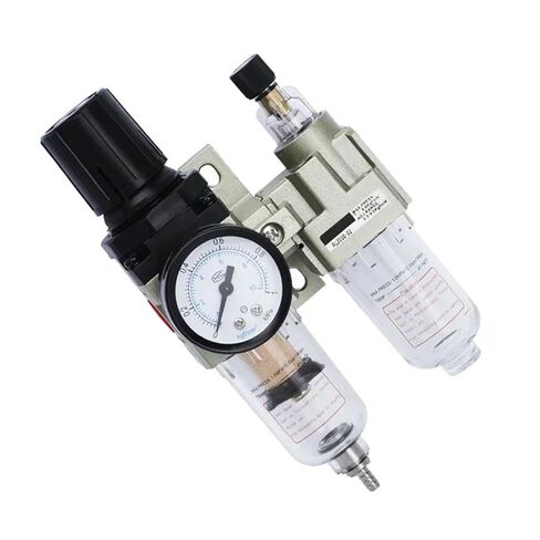 AC2010-02 AC3010-03 AC4010-04 Pneumatic Pressure Regulator Valve Oil Water Separator Manual Drainage for Compressor | AC4010-04 With 10mm,Copper filter in Kuwait