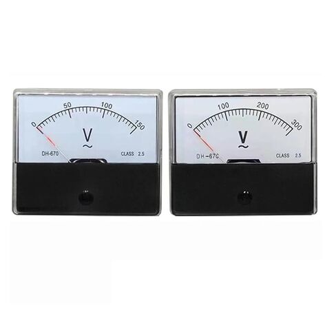 1pc AC 150V 300V 500V Analog Panel Meter Voltmeter Gauge DH-670(300V) in Kuwait