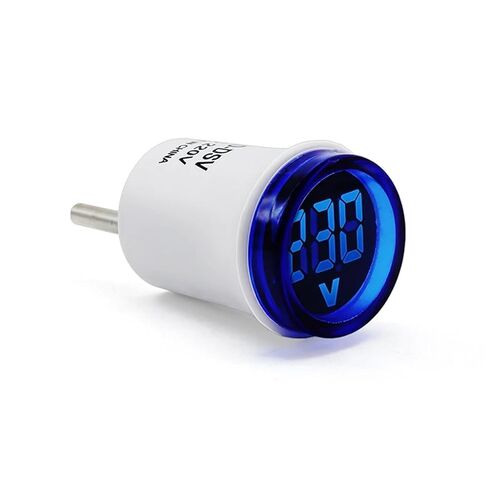1pc AC50-500V Digital Round LED Display Volt Tester Detector Voltmeter Indicator Light Electrical Instruments(Yellow) in Kuwait