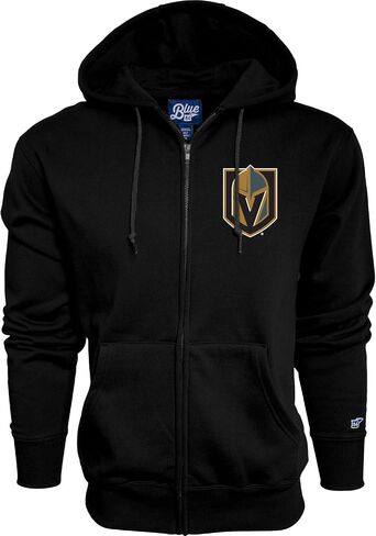 Blue 84 NHL unisex-adult Nhl Officially Licensed Full Zip Hooded Sweatshirt Icon Team Color in Kuwait