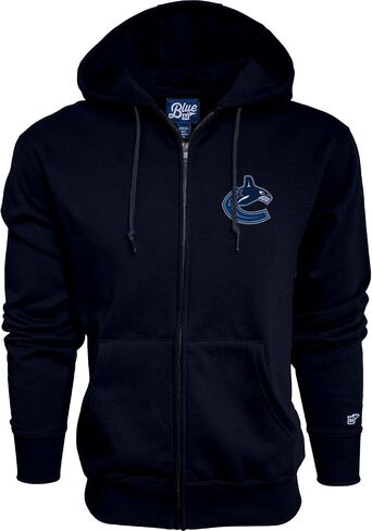 Blue 84 NHL unisex-adult Nhl Officially Licensed Full Zip Hooded Sweatshirt Icon Team Color in Kuwait