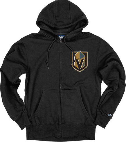 Blue 84 NHL unisex-adult Nhl Officially Licensed Full Zip Hooded Sweatshirt Icon Team Color in Kuwait