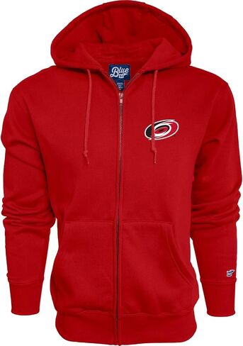Blue 84 NHL unisex-adult Nhl Officially Licensed Full Zip Hooded Sweatshirt Icon Team Color in Kuwait