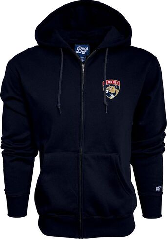 Blue 84 NHL unisex-adult Nhl Officially Licensed Full Zip Hooded Sweatshirt Icon Team Color in Kuwait