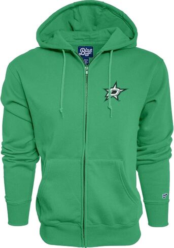 Blue 84 NHL unisex-adult Nhl Officially Licensed Full Zip Hooded Sweatshirt Icon Team Color in Kuwait