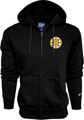 Blue 84 NHL unisex-adult Nhl Officially Licensed Full Zip Hooded Sweatshirt Icon Team Color in Kuwait