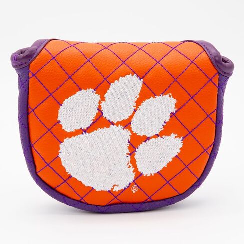 Team Golf NCAA Clemson Quilted Mallet Putter Cover (Solid) in Kuwait