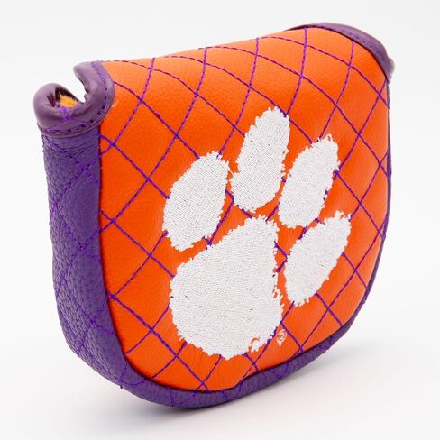 Team Golf NCAA Clemson Quilted Mallet Putter Cover (Solid) in Kuwait
