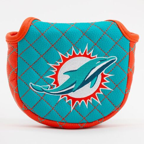 غطاء مضرب مطرقة مبطن لفريق الجولف NFL Miami Dolphins (صلب) in Kuwait