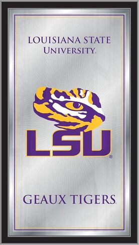 HBS Louisiana State 26" x 15" Fight Song Mirror by Holland Bar Stool Company in Saudi Arabia