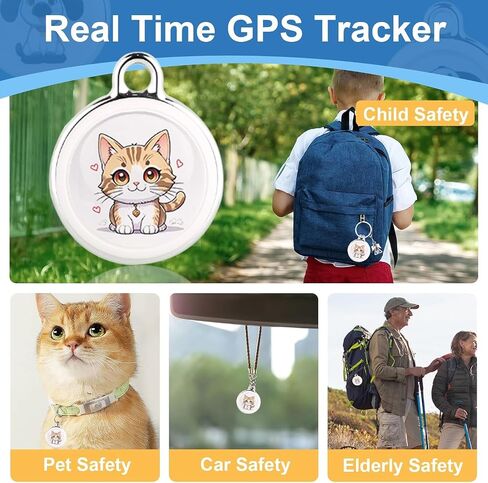2025 جهاز تعقب GPS جديد للمركبات - جهاز تتبع التغطية العالمية في الوقت الفعلي للسيارات والأطفال والحيوانات الأليفة | عمر بطارية طويل، لا توجد رسوم شهرية ولا تتطلب بطاقة SIM (نمط الكلاب) in Kuwait