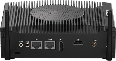 VENOEN Fanless Mini PC i5 Industrial Computer Core i5-8350U, 2* RS232 COM, Dual HD, 2* RJ45 LAN/WiFi/BT4.2/4G SIM Slot, 16GB DDR4 512GB SSD, Mini Computer Win 11pro, Office/Business PC, Auto Power On in Saudi Arabia