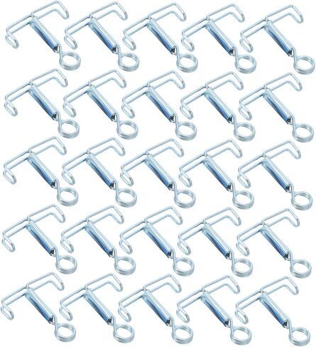 KICHOUSE 25pcs Laboratory Hose Flow Control Clamps, Stainless Steel Adjustable Pipe Clamps Rubber Clips for Flow Regulation and Singlehanded Operation in Industrial and Educational Labs in Kuwait