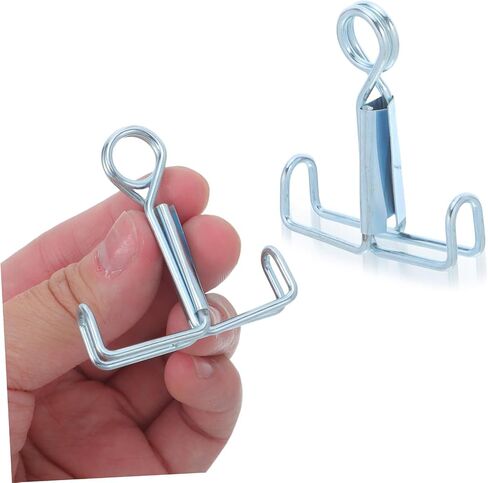 KICHOUSE 25pcs Laboratory Hose Flow Control Clamps, Stainless Steel Adjustable Pipe Clamps Rubber Clips for Flow Regulation and Singlehanded Operation in Industrial and Educational Labs in Kuwait