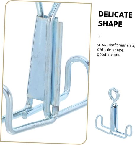 KICHOUSE 25pcs Laboratory Hose Flow Control Clamps, Stainless Steel Adjustable Pipe Clamps Rubber Clips for Flow Regulation and Singlehanded Operation in Industrial and Educational Labs in Kuwait