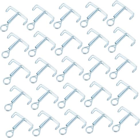 25pcs Stainless Steel Hose Stop Clip for Lab, Adjustable Rubber Tube Clamp for Experiments, Leak Prevention and Precise Control of Liquid Flow, for Industrial Labs and Laboratory in Kuwait