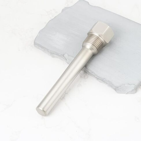 3 قطعة 1/2 NPT ثيرموويل من الفولاذ المقاوم للصدأ 125x14 مللي متر متوافق مع لوح فولاذي من الألومنيوم والنحاس in Kuwait