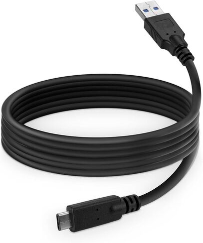 كابل BoxWave متوافق مع Roland SP-404 MKII - DirectSync - USB 3.0 A إلى USB 3.1 Type C، كابل شحن ومزامنة USB C - 6 أقدام - أسود in Kuwait