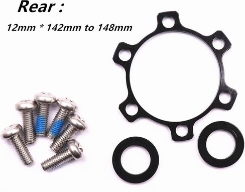 BestParts Bike Boost Hub Conversion Kit 15x100mm to 110mm,12x142mm to 148mm | Biycle Boost Hub Conversion Adapter Front (100x15mm to 110x15mm),Rear(142x12mm to 148x12mm in Kuwait