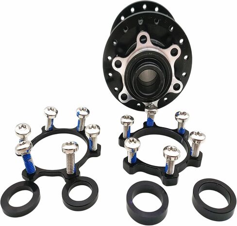 BestParts Bike Boost Hub Conversion Kit 15x100mm to 110mm,12x142mm to 148mm | Biycle Boost Hub Conversion Adapter Front (100x15mm to 110x15mm),Rear(142x12mm to 148x12mm in Kuwait