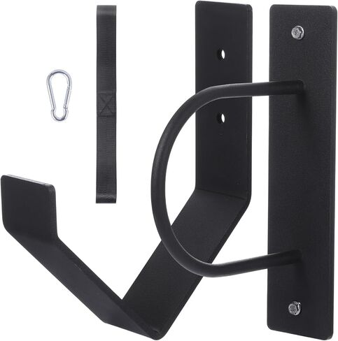 Battle Rope Wall Mount Kit with Anchor Strap Heavy Duty Steel Battle Rope Wall Mount Kit with Anchor & Storage Hook and Reinforced Nylon Strap, Easy and Fast Setup in Kuwait