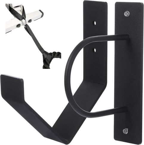 Battle Rope Wall Mount Kit with Anchor Strap Heavy Duty Steel Battle Rope Wall Mount Kit with Anchor & Storage Hook and Reinforced Nylon Strap, Easy and Fast Setup in Kuwait