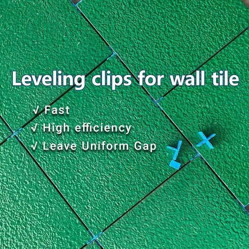 Professional Paving Spacer 5/8 inch Height Leaving 1/8 inch width Gap Leveling spacer 50 pcs per bag for Uniform Brick and Stone Joints in Patio, Walkway, and Driveway Installation (Blue) in Kuwait