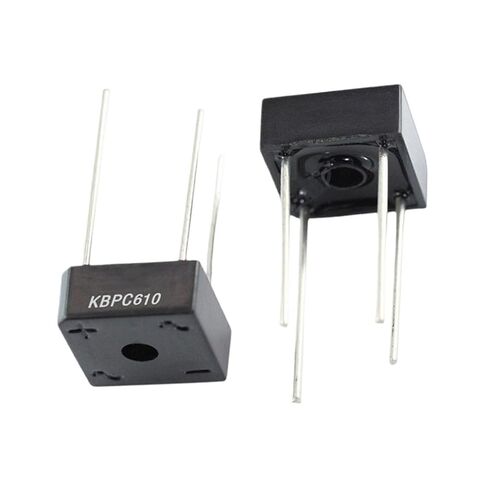10/20/50/100/200Pcs KBPC610 Bridge Rectifier DIP-4 Square 6A/1000V | 20Pcs in Kuwait