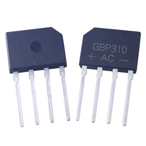 50/100/200/500/1000Pcs GBP310 Bridge Rectifier GBP310G Flat 3A/1000V DIP-4 Stack in Kuwait