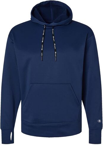 Champion Mens Sport Hooded Sweatshirt, L, Athletic Navy in Kuwait