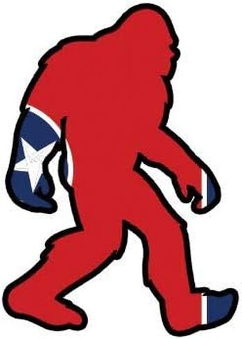 Tennessee Bigfoot Sticker Vinyl Decal TN Big Foot Sasquatch yeti 5" Bumper Locker Laptop Window - Sticks to Any Surface in Kuwait