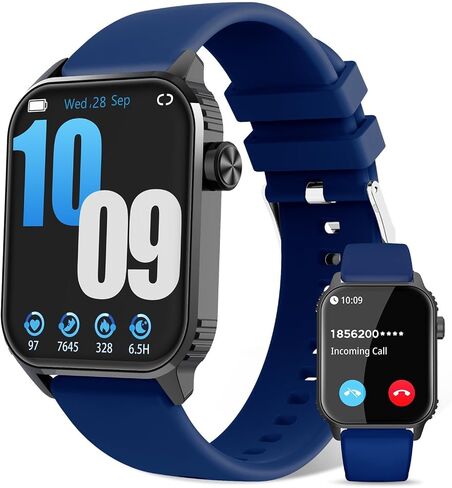 Smart Watches for Women Men, 120 Sports Modes Smartwatch with 1.83 inches HD Display, Heart Rate/Sleep Monitor, IP67 Waterproof, Bluetooth Call & Music Control for iPhone/Android (Gray) in Saudi Arabia