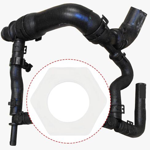 50 قطعة G 1/4 PP صامولة بلاستيكية عرافة الجوز 18.6x11.5x3.7 مللي متر لخرطوم المبرد in Kuwait