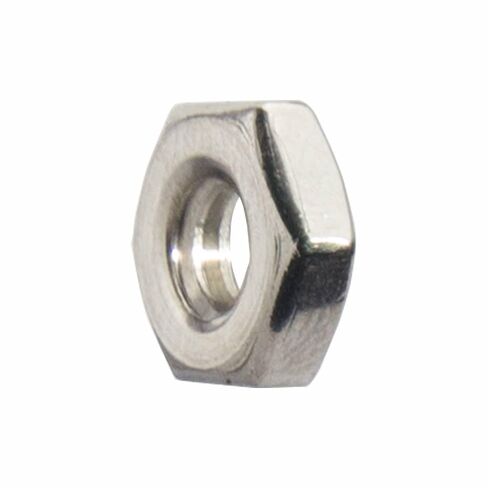 6-32 Machine Screw Hex Nuts, Stainless Steel 18-8, Bright Finish, Quantity 100 By Fastenere in Kuwait
