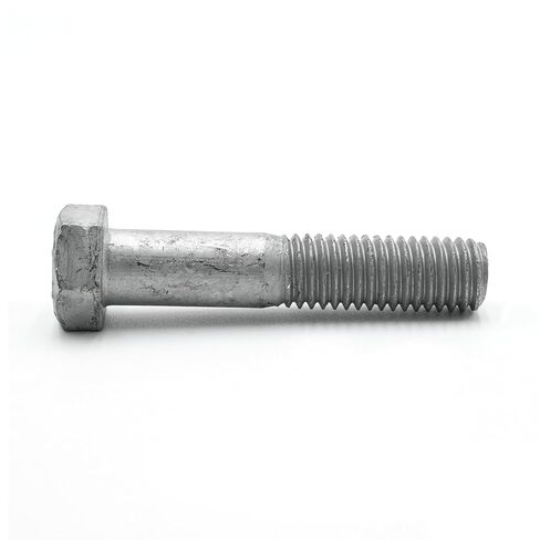 5/8 "-11 × 7 مسمار سداسي مجلفن مغلفن على الساخن مع صواميل، درجة أ، خيط جزئي، الكمية 25 - بواسطة Fastener Depot in Kuwait