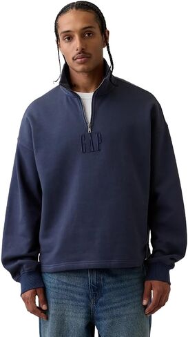 GAP Men's Logo Half Zip Sweatshirt in Kuwait