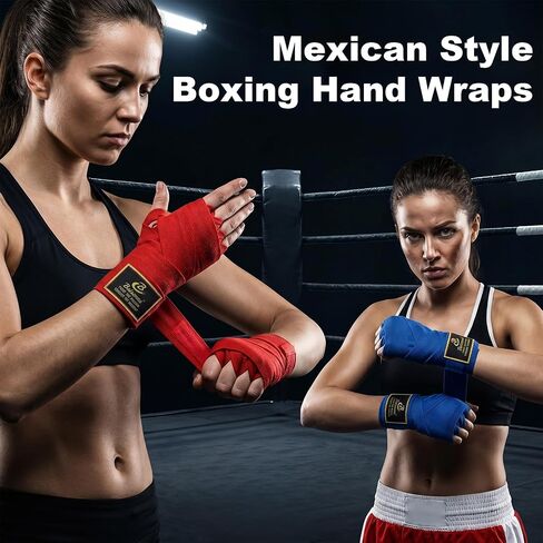 10 أزواج من لفافات الملاكمة 2.5 متر لفافات يد مرنة لقفازات الملاكمة للرجال والنساء MMA Muay Thai كيك بوكسينغ تدريب ضمادات بوليستر قابلة للتنفس in Kuwait