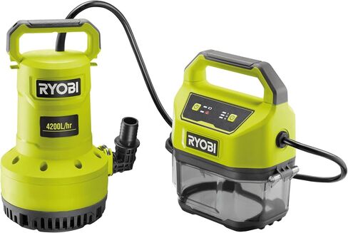 Ryobi RY18SPA-0 18V ONE+ مضخة غاطسة لاسلكية (أداة عارية) أخضر in Kuwait