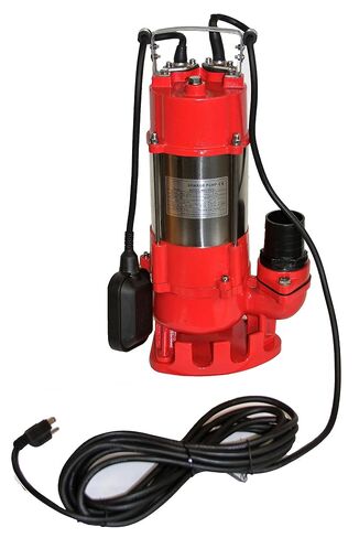 مضخة مياه الصرف الصحي من Hallmark Industries MA0387X-8 مع مفتاح تعويم، 3/4 حصان، 115 فولت، 5600 جالون في الساعة كحد أقصى، رفع 38 قدمًا، من الفولاذ المقاوم للصدأ in Kuwait