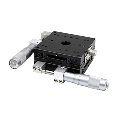 XY Axis 90 * 90mm LY90-R LY90-L LY90-C Manual Displacement Platform Sliding Table Cross 1Pcs(LY90-L) in Kuwait