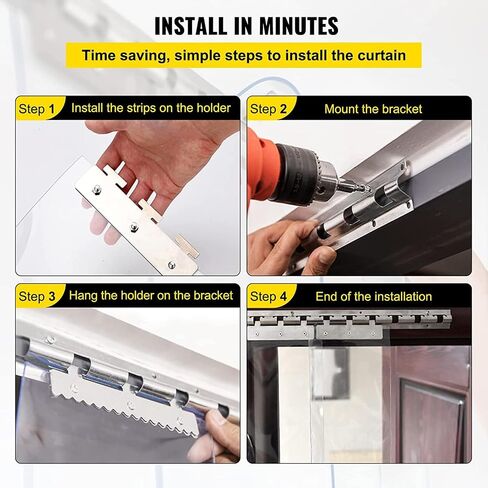 This Warehouse Factories PVC Plastic Soft Door Curtain, Plastic Vinyl Strips Door Curtain Partition Door Curtain Panel for Walk-in Cooler Freezer in Kuwait