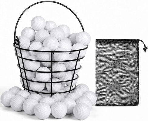 ZenNex 80 Pcs Foam Golf Practice Balls，Lifelike Touch, Durable Construction, Restricted Flight Distance, Ideal for Indoor and Outdoor Practice and Party Decoration in Kuwait
