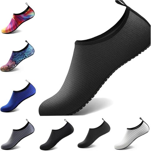 Water Shoes for Women Men Quick-Dry Aqua Socks Swim Beach Barefoot Yoga Exercise Wear Sport Accessories Pool Camping Must Haves Adult Youth Size in Kuwait